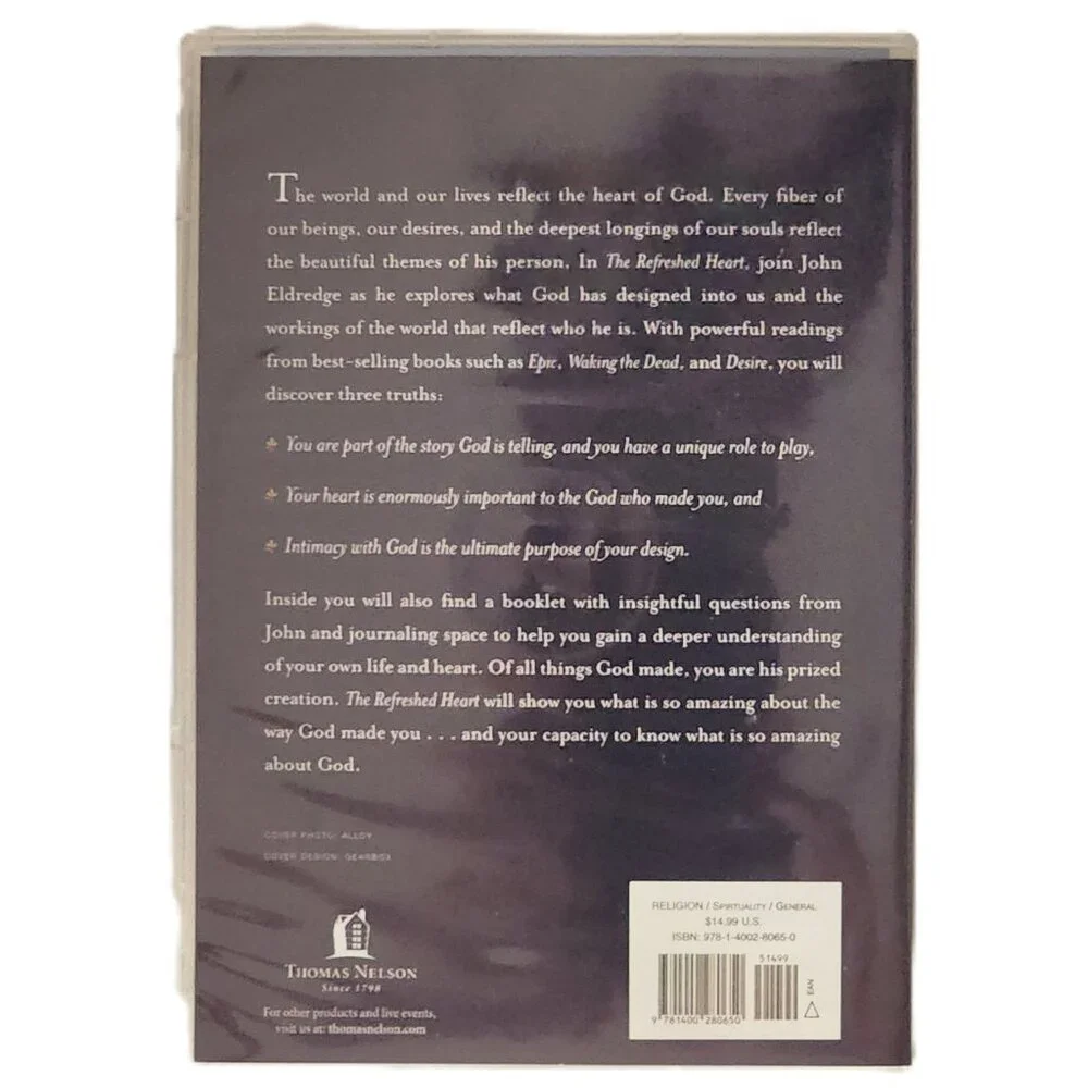 The Refreshed Heart Devotional Journal & 2 Audio CD by John Eldredge